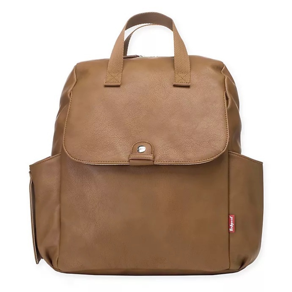 BabyMel Robyn Convertible Backpack Diaper Bag in Tan